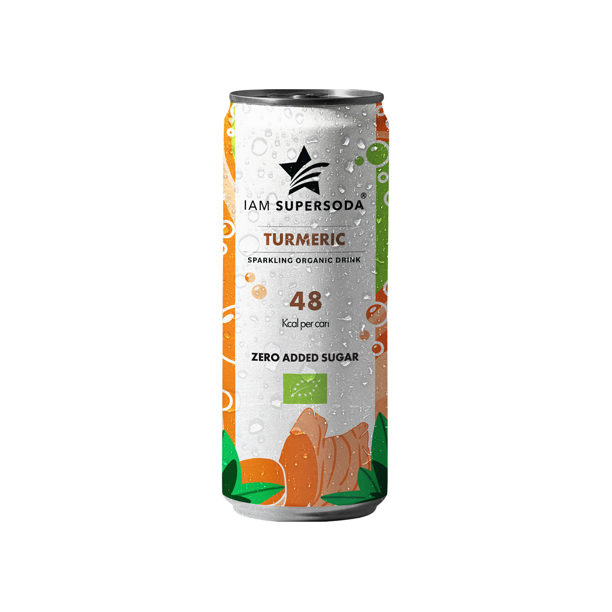 I am Supersoda - Turmeric - 250ml Statiegeldblik