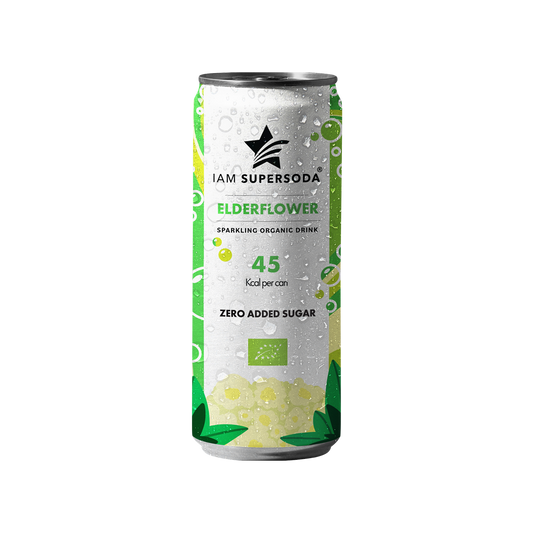 I am Supersoda - Elderflower - 250ml Statiegeldblik