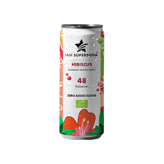 I am Supersoda - Hibiscus - 250ml Statiegeldblik