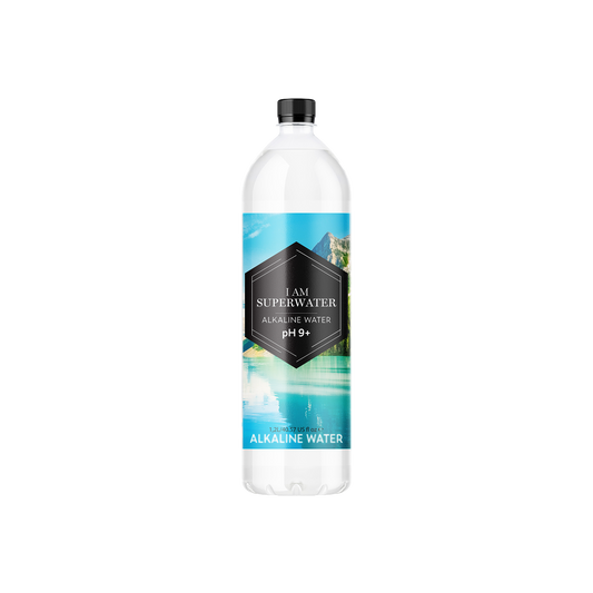 1.2 L Alkaline Water pH 9+ I am Superwater