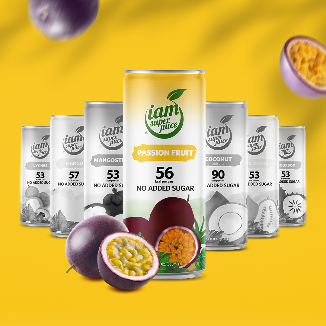 I am Superjuice - Passion Fruit - 330ml Statiegeldblik