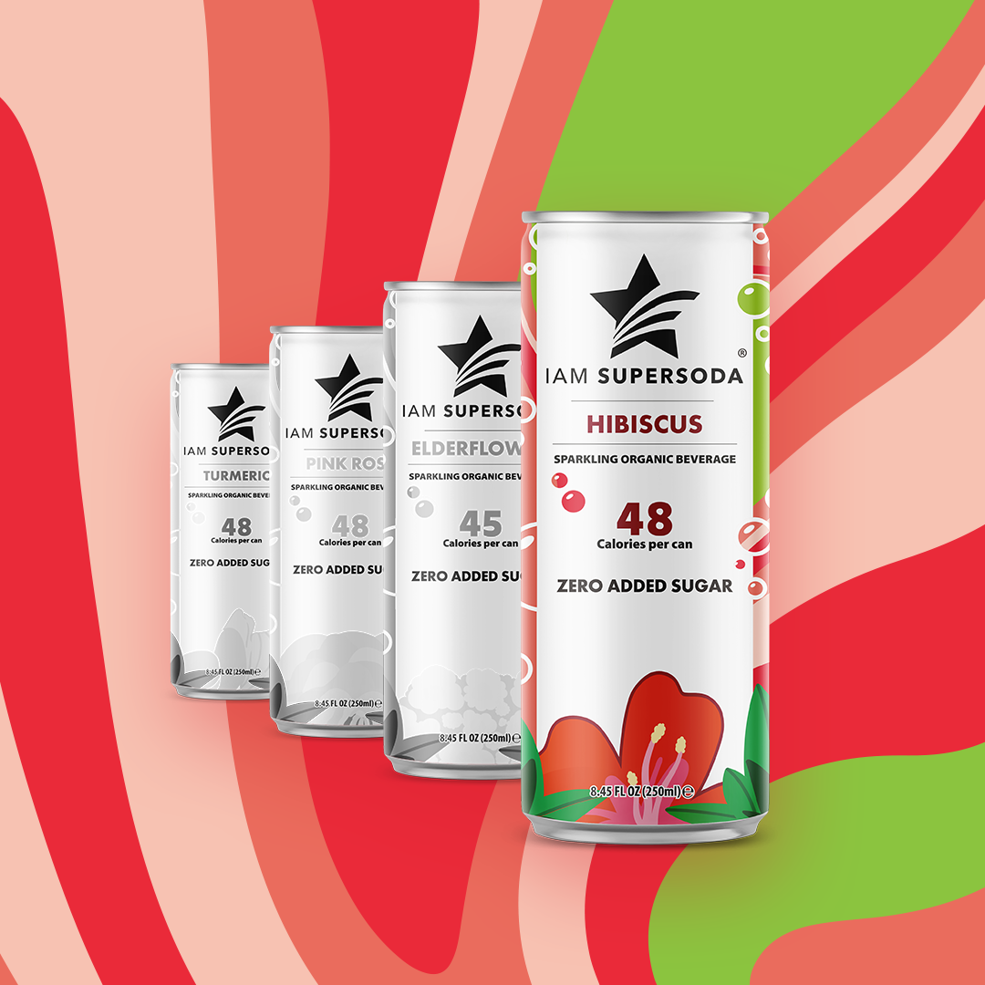 I am Supersoda - Hibiscus - 250ml Statiegeldblik