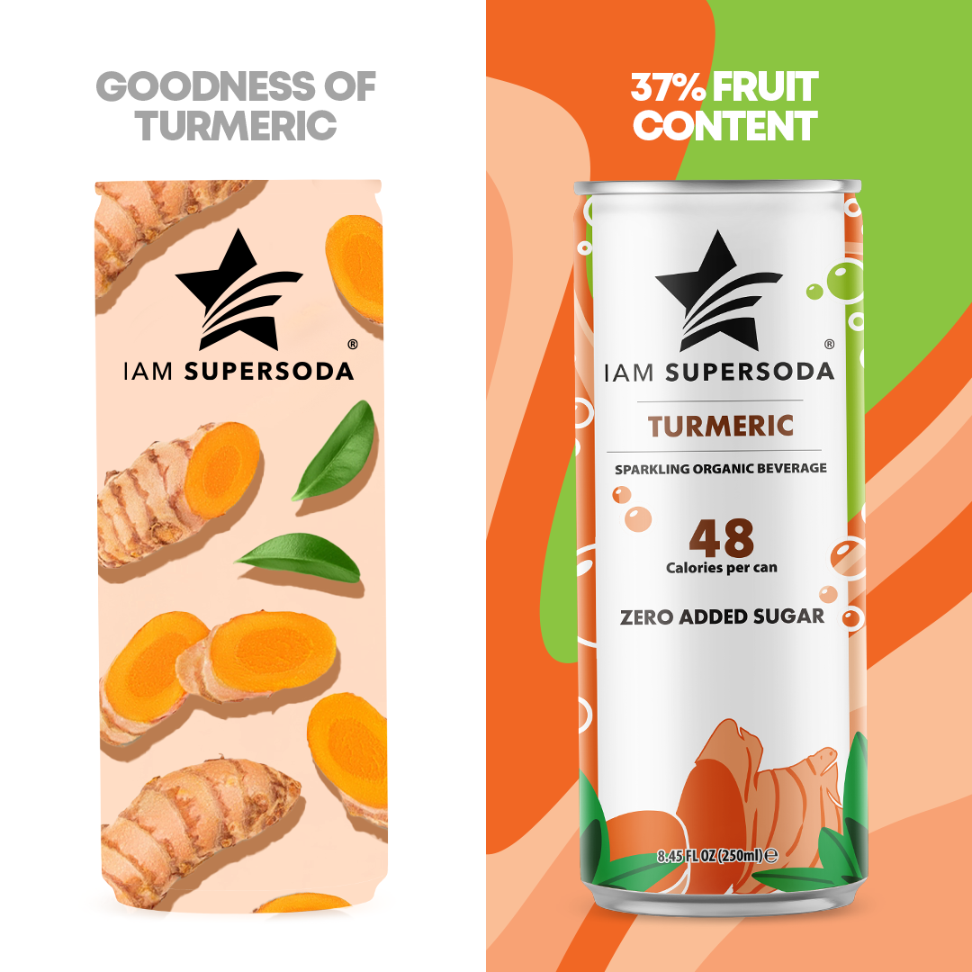 I am Supersoda - Turmeric - 250ml Statiegeldblik