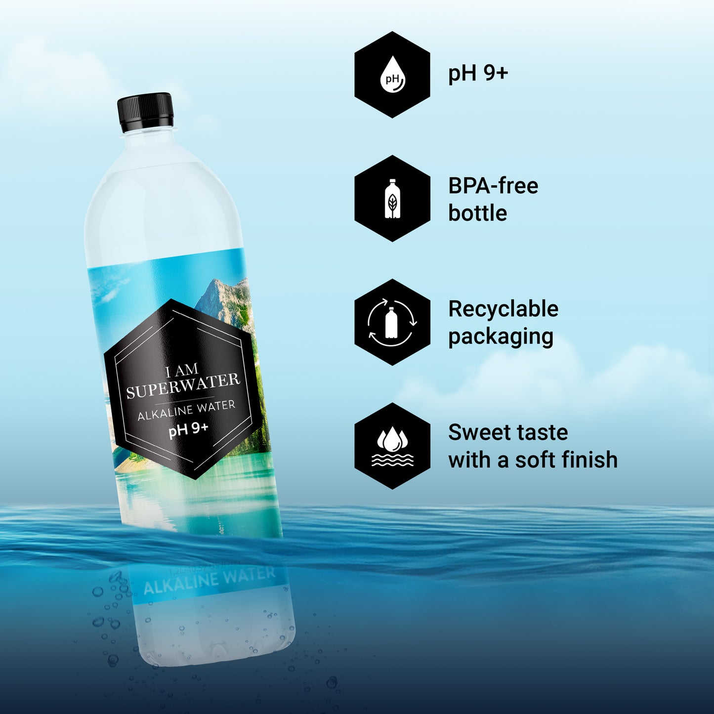 I am Superwater 1.2 liter Statiegeld
