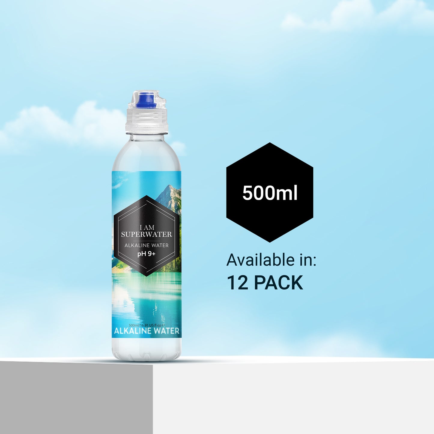 I am Superwater Sports Bottle 500ml