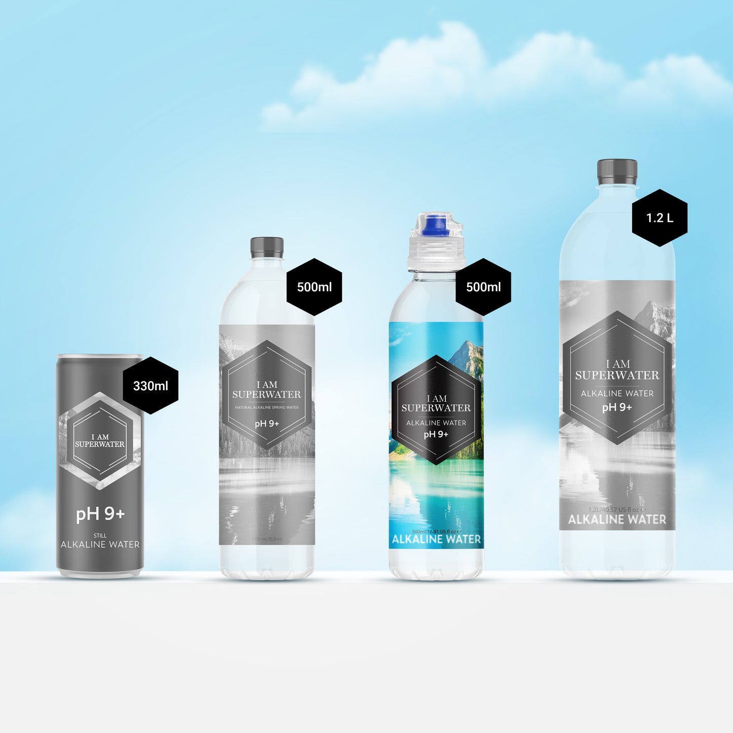 I am Superwater Sports Bottle 500ml