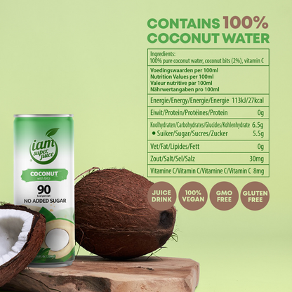 I am Superjuice - Coconut - 330ml Statiegeldblik