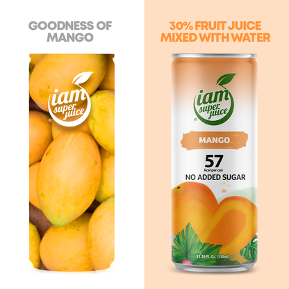 I am Superjuice - Mango - 330ml Statiegeldblik
