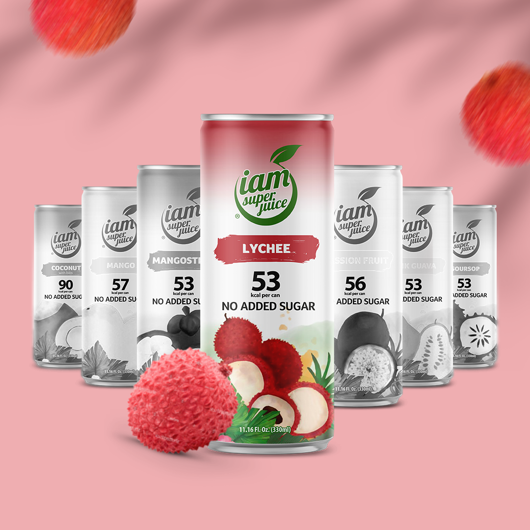 I am Superjuice - Lychee - 330ml Statiegeldblik
