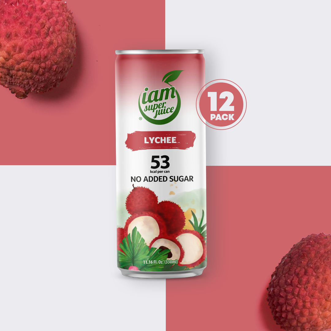 I am Superjuice - Lychee - 330ml Statiegeldblik