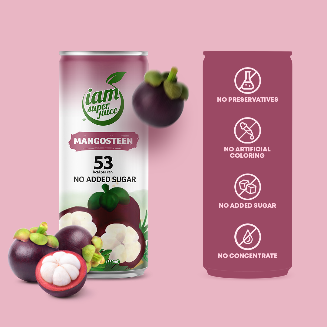 I am Superjuice - Mangosteen - 330ml Statiegeldblik
