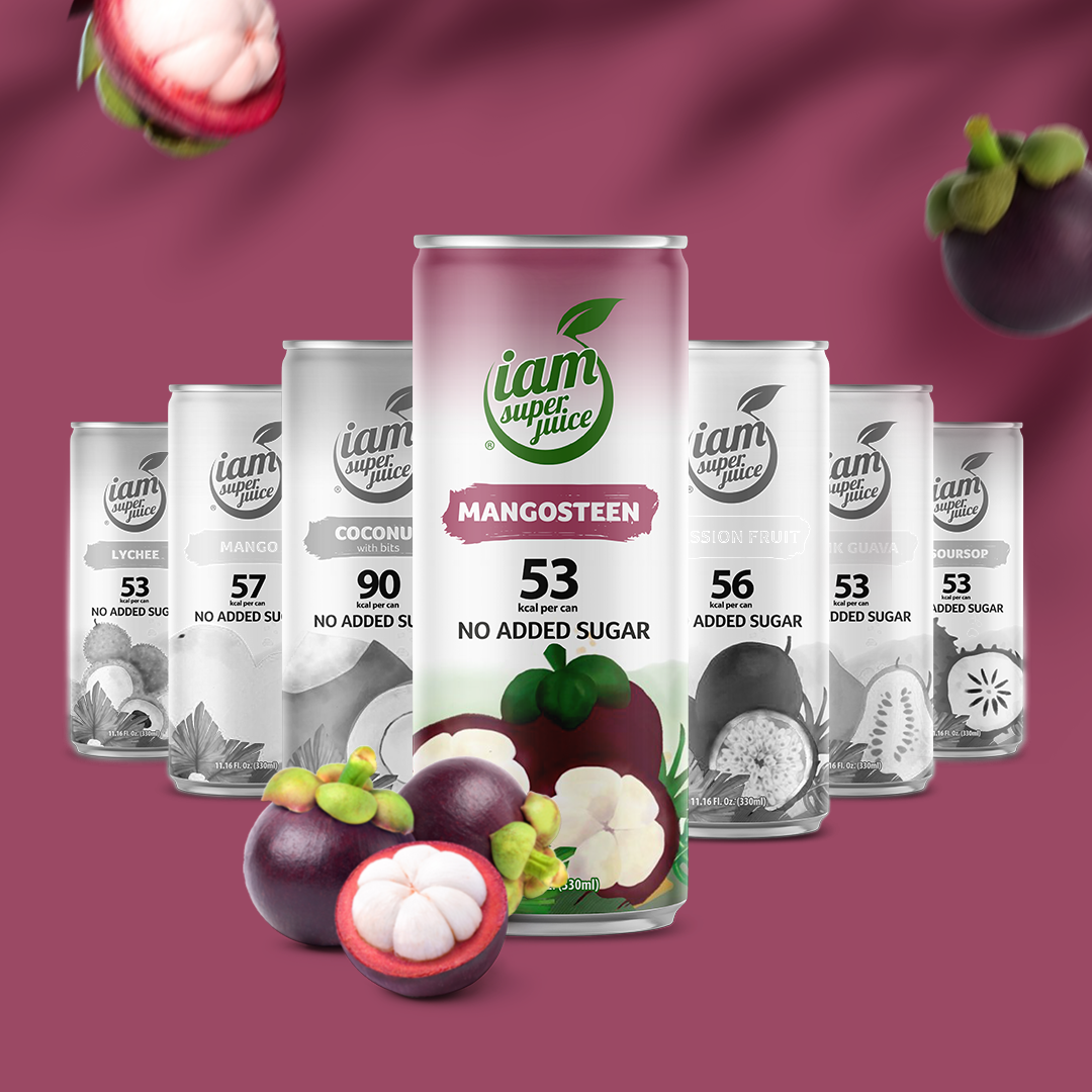 I am Superjuice - Mangosteen - 330ml Statiegeldblik