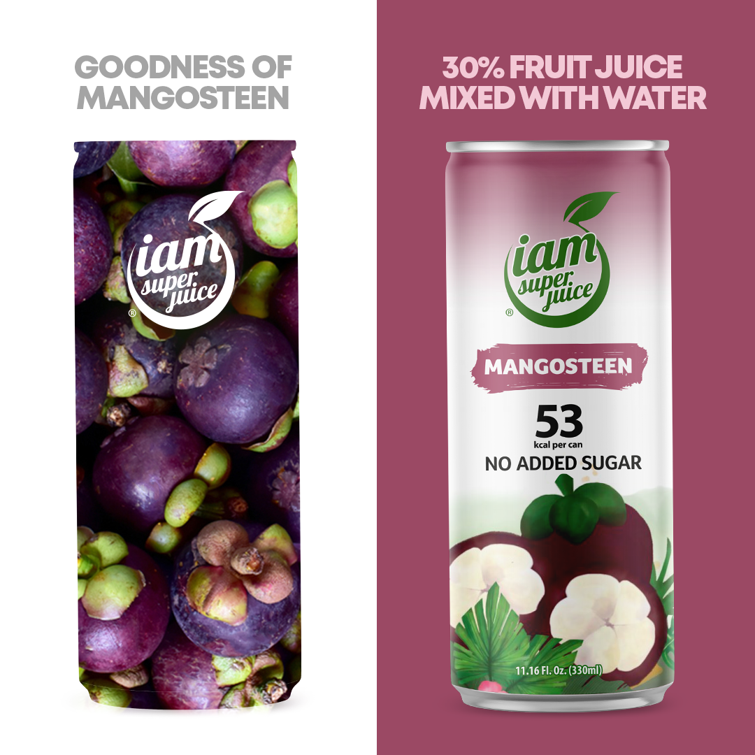 I am Superjuice - Mangosteen - 330ml Statiegeldblik