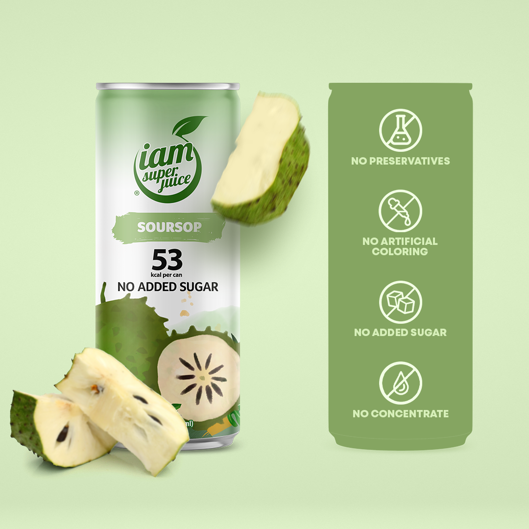 I am Superjuice - Soursop - 330ml Statiegeldblik