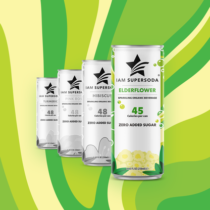I am Supersoda - Elderflower - 250ml Statiegeldblik