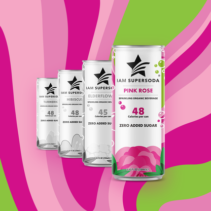I am Supersoda - Pink Rose - 250ml Statiegeldblik
