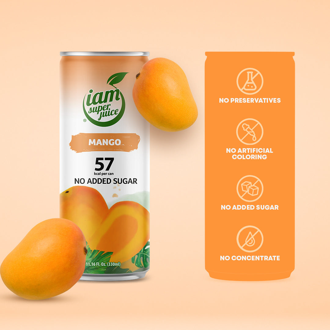 I am Superjuice - Mango - 330ml Statiegeldblik