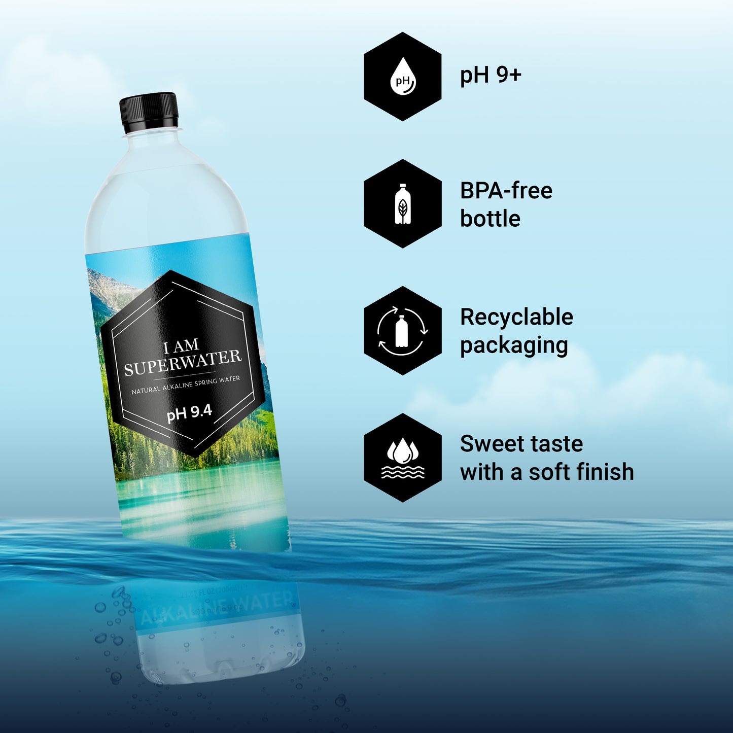 I am Superwater 500ml Statiegeld